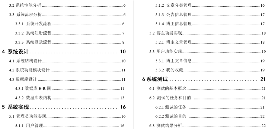 个人博客系统的设计与实现毕业论文截图