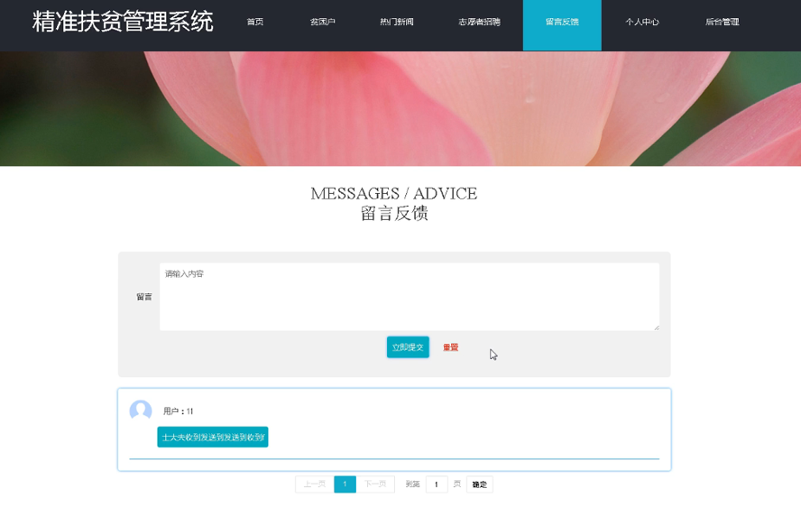 精准扶贫管理系统