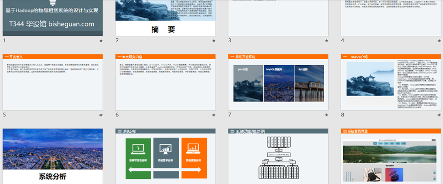 物品租赁系统的设计与实现PPT截图