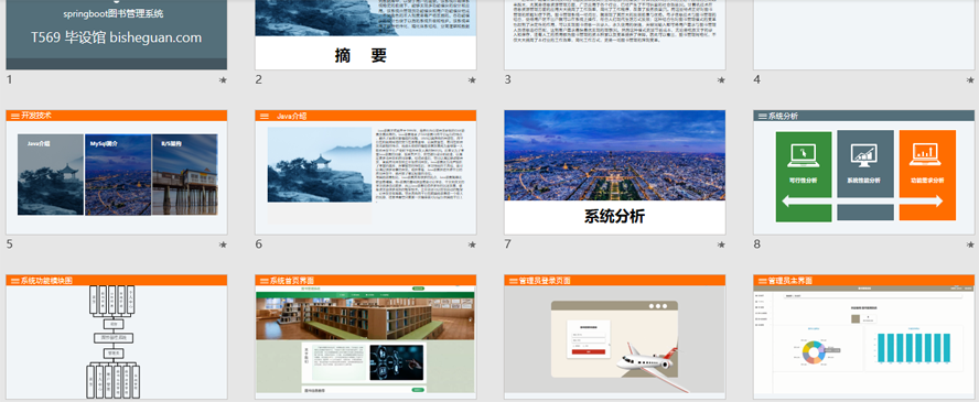 图书管理系统PPT截图