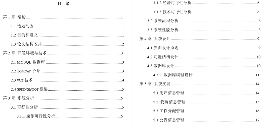 社区防疫物资申报系统毕业论文截图