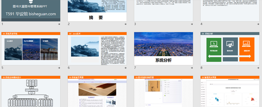 图书大厦图书管理系统的设计与实现PPT截图