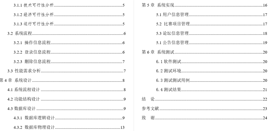 校运会管理系统毕业论文截图