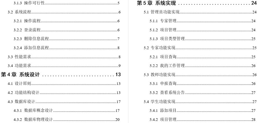 大学生创新创业平台项目管理子系统设计与实现毕业论文截图