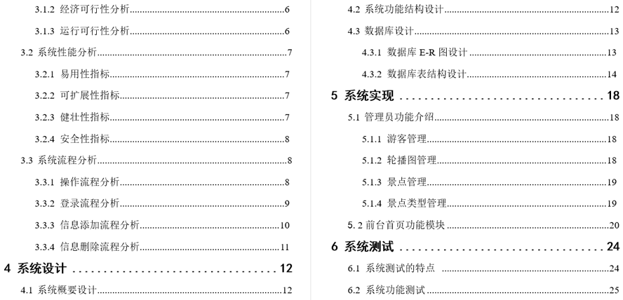 旅游景点管理系统设计毕业论文截图