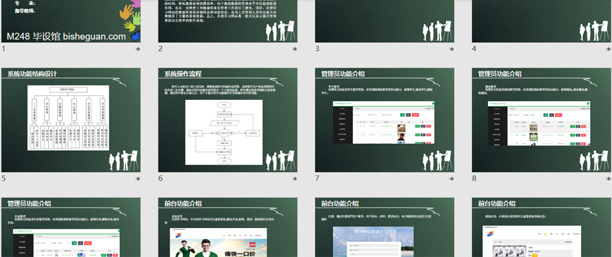 计算机科学与技术学习网站的设计与开发PPT截图