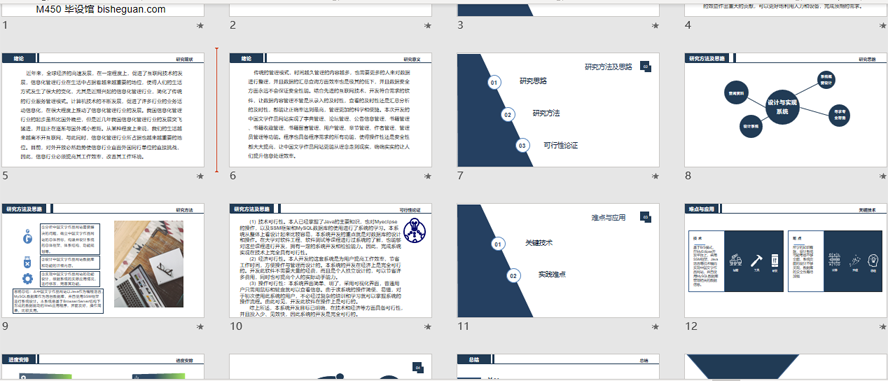 中国文学作品网站PPT截图