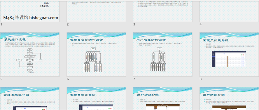 微博网站的设计与实现PPT截图