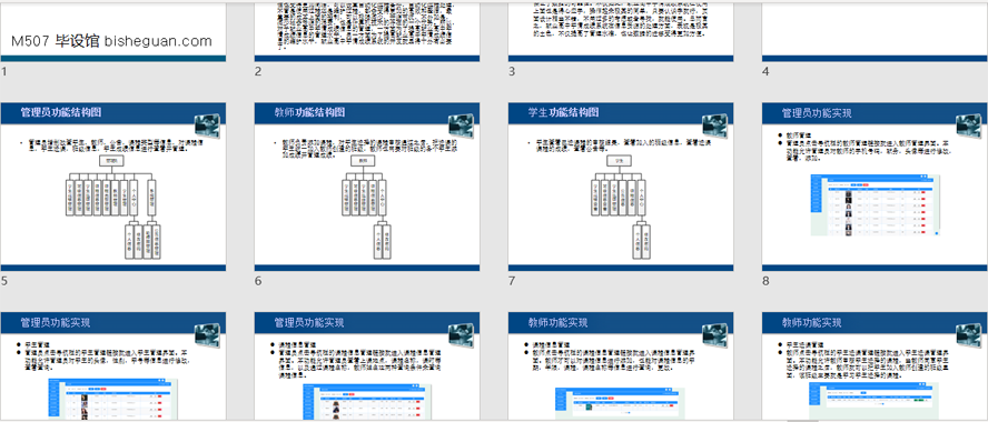 职业高中学情成绩系统设计PPT截图