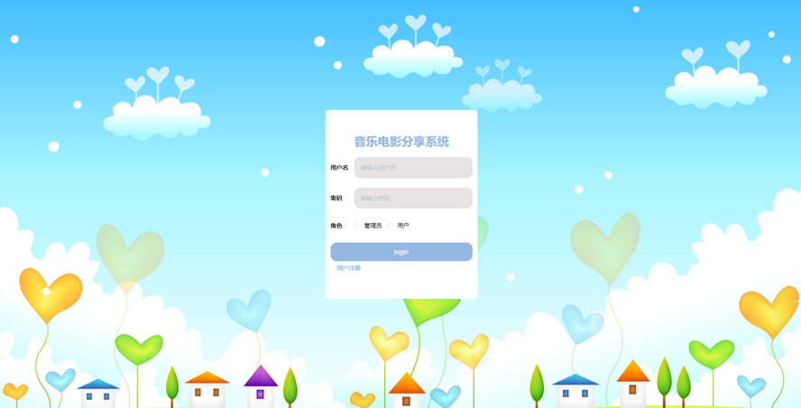 互联网的音乐电影分享系统的设计与实现